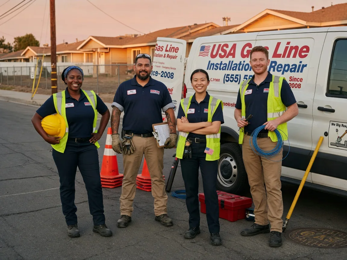 Gas Line Installation company in Silver City, IA